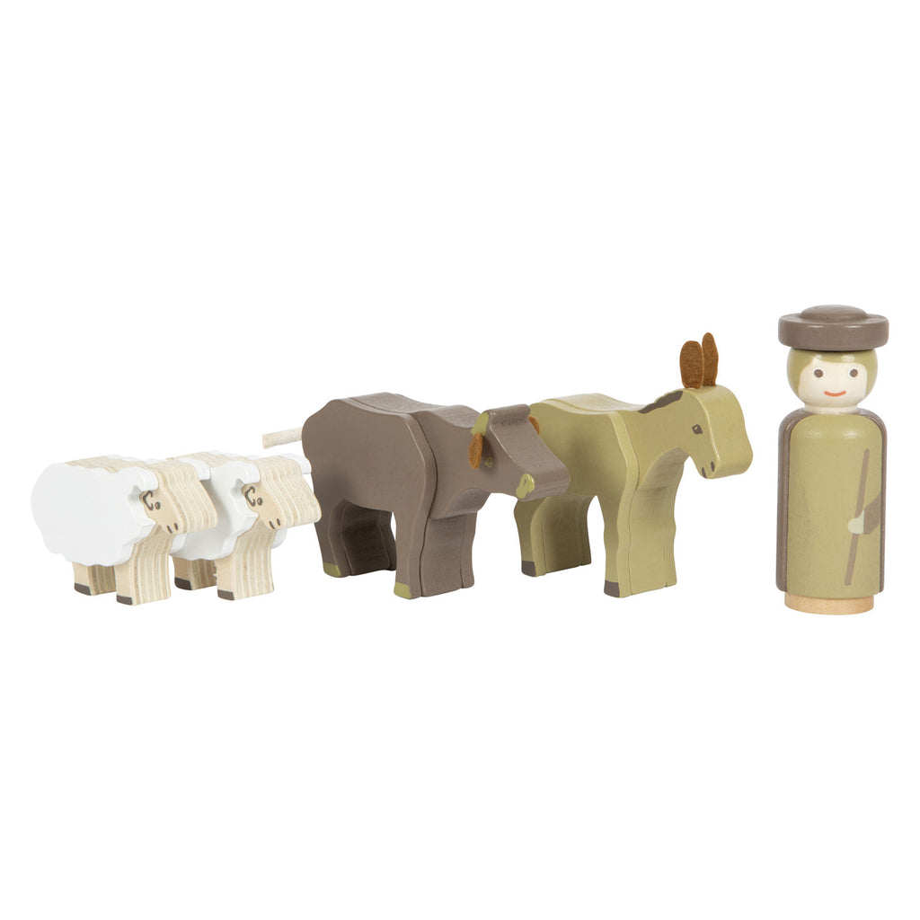 Small Foot - Houten Kerstkribbe Speelset