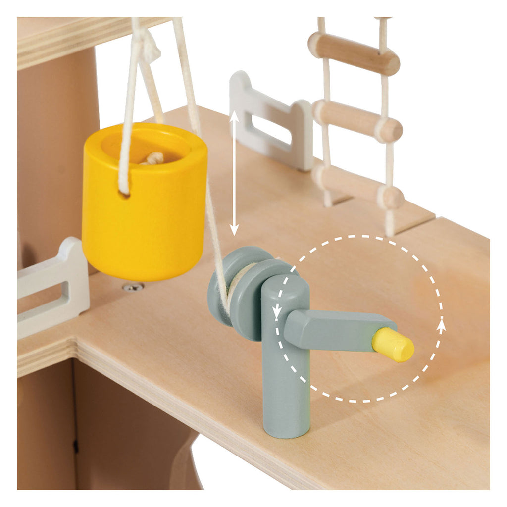 Classic World Houten Poppenhuis Boomhut, 31dlg.